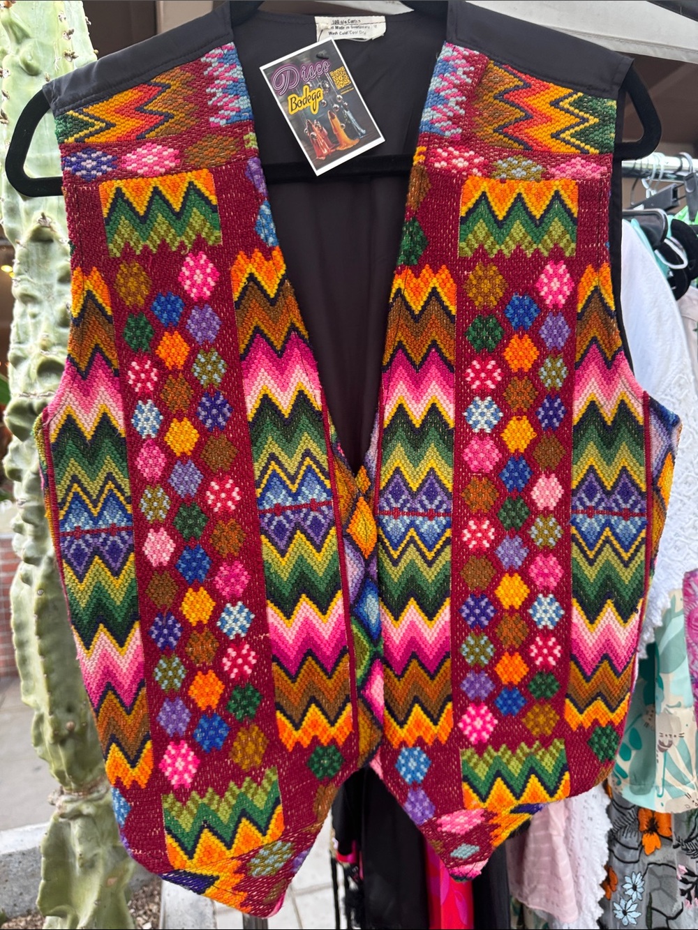 Colorful Embroidered Ethnic Vest